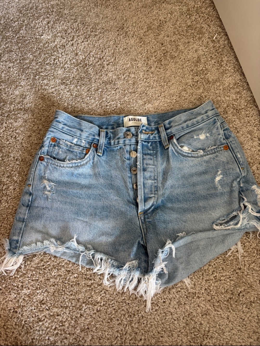 AGOLDE Parker Women's Denim Shorts Sz 25